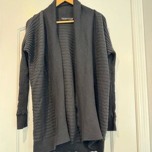 ⚫️ The Limited Women’s Black Open Shawl Collar Ribbed Cardigan Size Small